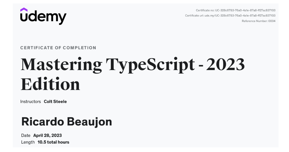 Mastering TypeScript - 2023 Edition