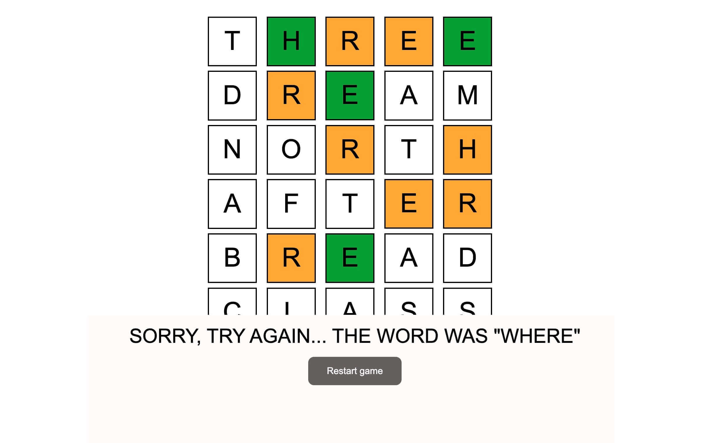 Wordle Game project preview